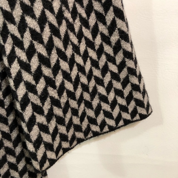 Heather B sweater jacket/ cardigan EUC black & Gray sz S - Picture 8 of 11